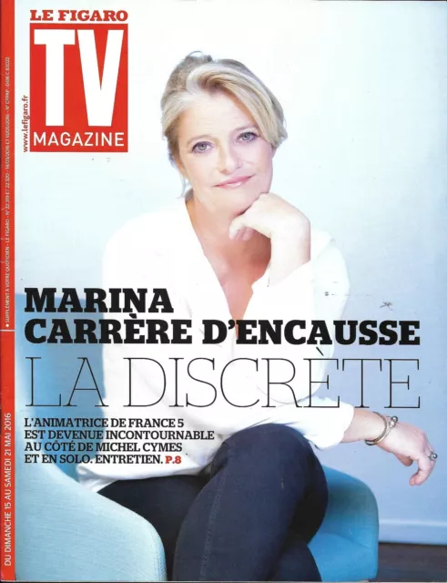 Tv Magazine N°22319 15/05/2016 Carrere D'encausse/ Touzet/ Sherlock/ Boxe