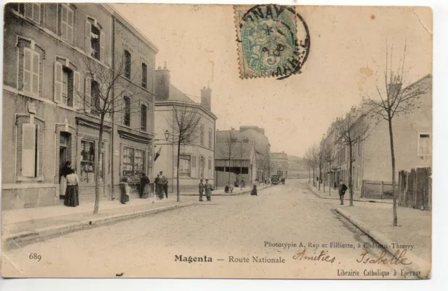 MAGENTA Epernay Dizy - Marne - CPA 51 - National Road Tobacco Bureau