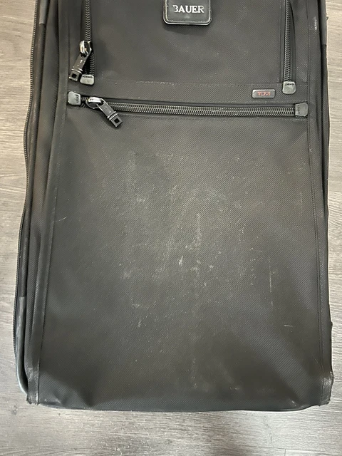 TUMI ALPHA Black Nylon Wheeled Carry-on Suitcase Business 22922DH Expandable 2