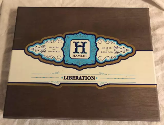 RARE - Rocky Patel LIBERATION BY HAMLET PAREDES TORO Empty Wooden Cigar Box