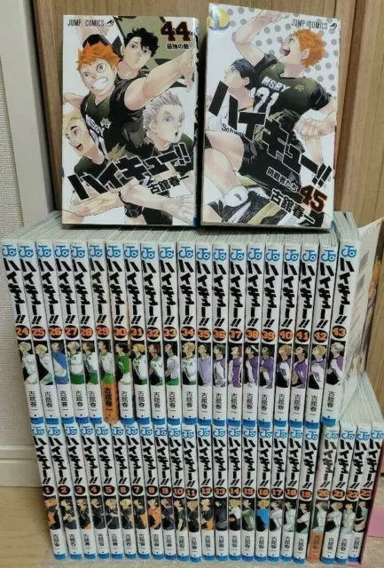 Haikyuu  vol. 1-45 Comics Manga Complete Set Japanese version