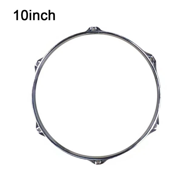 Heavy Duty Zinc Alloy Drum Hoop Ring Rim for 8 10 12 14 Inch Snare Drums 3