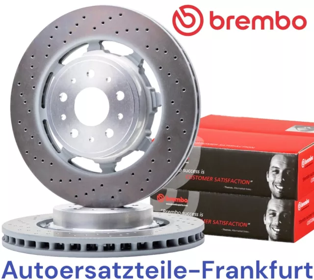 2x BREMBO Bremsscheiben VORNE MASERATI GRAN TURISMO / GRANCABRIO QUATTROPORTE V 2