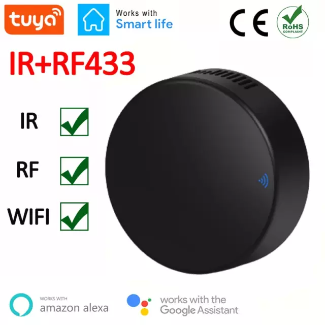 Tuya Smart RF IR Remote Control WiFi Smart Infrared Controller Support Alexa
