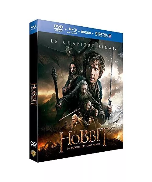 Le hobbit 3 : la bataille des cinq armées [Blu-ray] [FR Import], Freeman, Marti