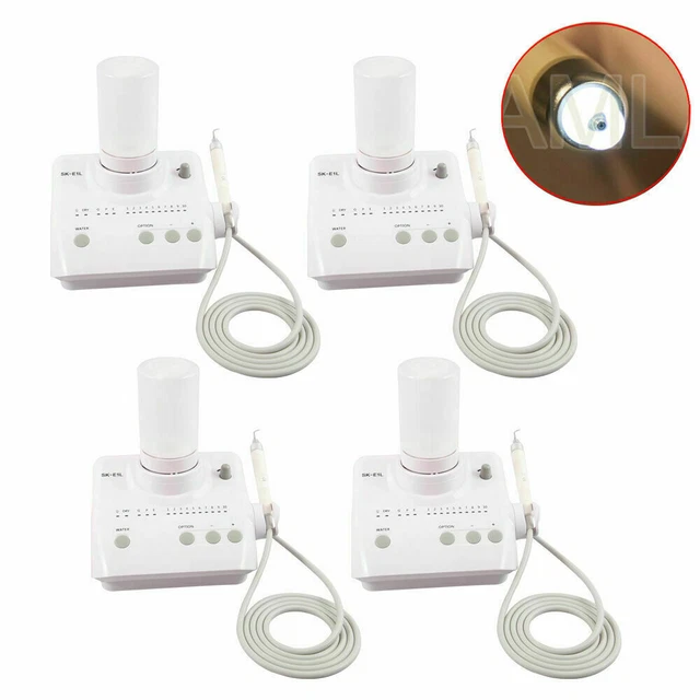4X Dental Ultrasonic Piezo Scaler LED Light Handpiece Tips fit EMS SP