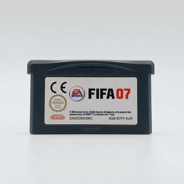 GBA FIFA 07 EUR NINTENDO GAMEBOY ADVANCE GENUINE original playable