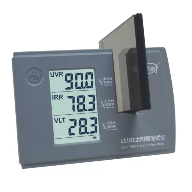 LS101 Solar Film Transmission Meter Window Tint Meter VLT UV IR Rejection Tester