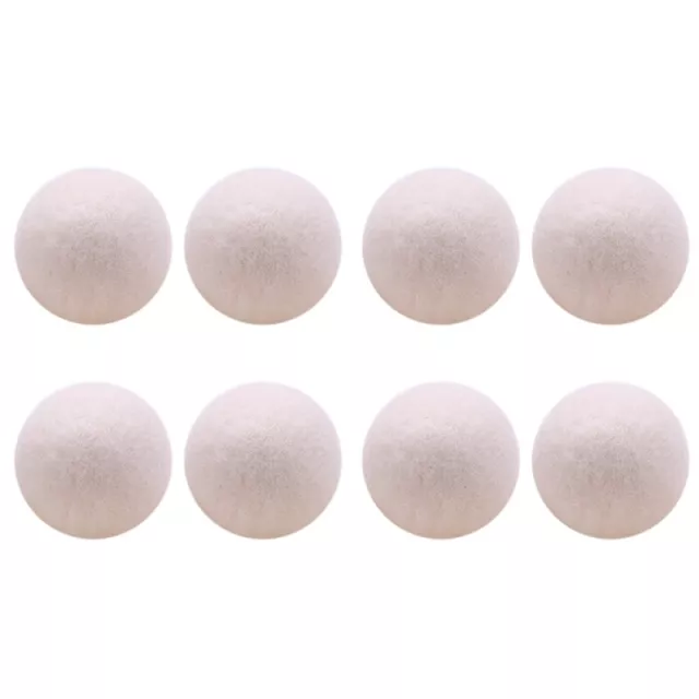 8Er-Pack 100% Premium Wolltrockner Balls XL, Handgefertigt, Umweltfreundlic5854