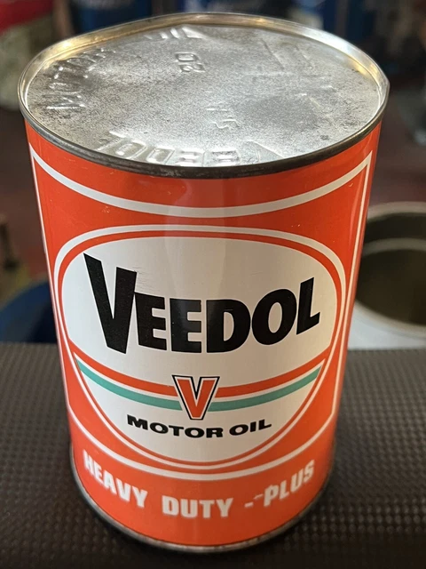 Latta Olio Motore Vintage Veedol