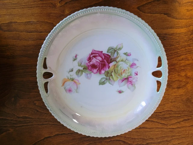 Vintage German Hand Painted Plate, Koenigszelt (Silesia Germany)