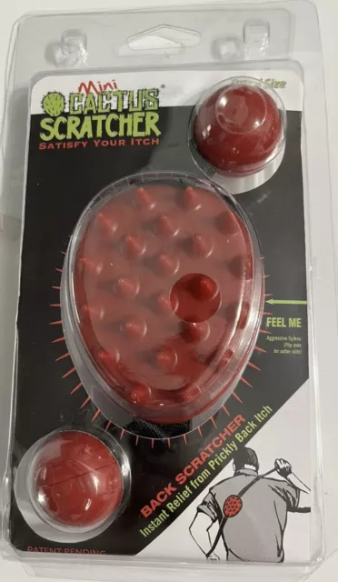 Mini CACTUS SCRATCHER Back Scratcher Satisfy Your Itch INSTANT RELIEF Exfoliates