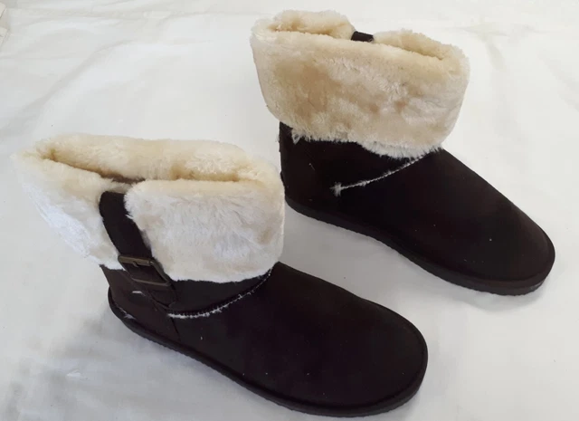 MUUK Bottes fourrées LORIE pointure 38 chocolate chaussures femmes