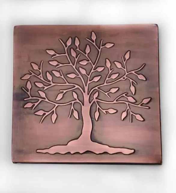 Tree of life, tree of happiness, metal wall art, metal decorative tiles