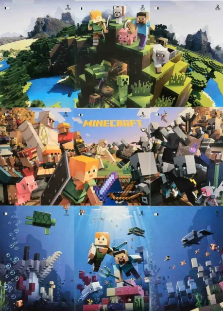 Panini Minecraft Adventure Trading Cards Einzelkarten 1-230 zum aussuchen 2021