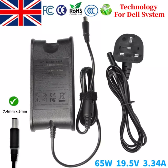 For Dell Inspiron Charger N5030 N5040 N5050 M5030 M5110 65W Laptop Adapter Power
