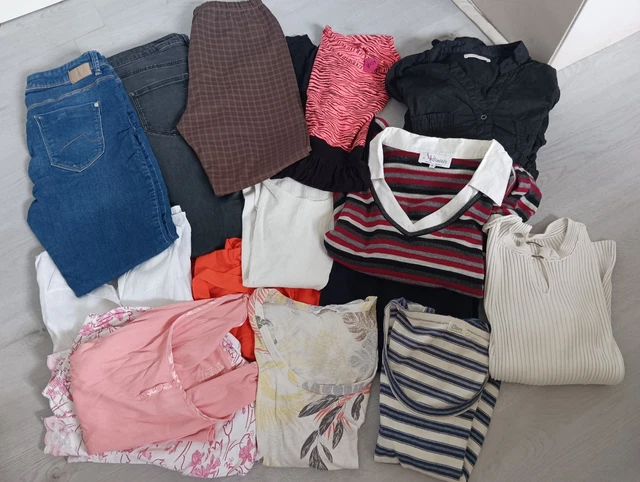 Lot De Vêtements Femme Taille 38 - Occasion Très Bon État - Multicouleur - T-Shirts Et Plus