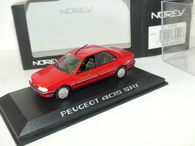 NOREV Peugeot 405 Sri 1991 Beige, Miniature 1/43, Neuve Sous Blister
