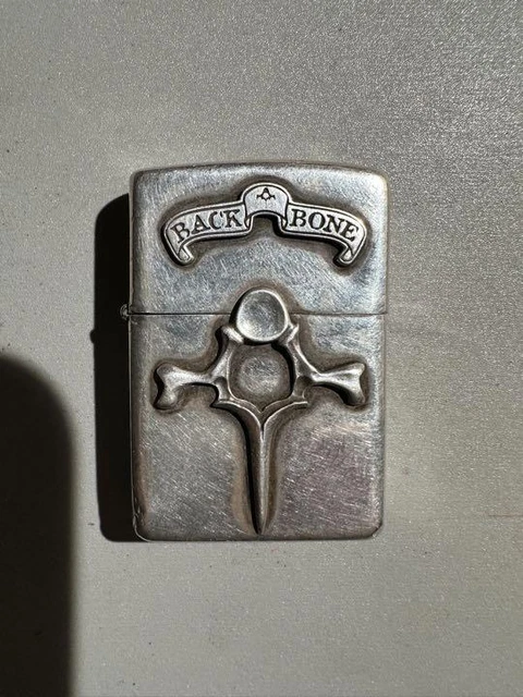09 Backbone Sterling Silver ZIPPO