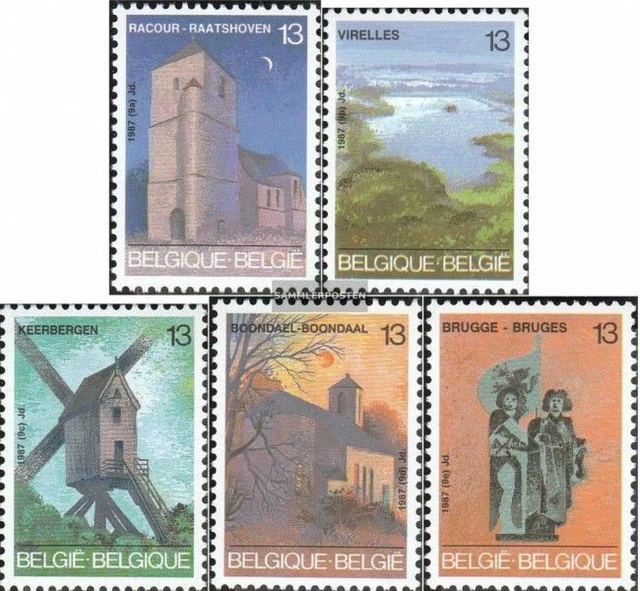 Belgien 2306-2310 (kompl.Ausg.) postfrisch 1987 Tourismus