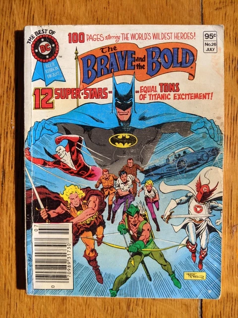 💎 DC Blue Ribbon Digest #26 Brave and the Bold (1982) Bronze Age Batman Comic💎