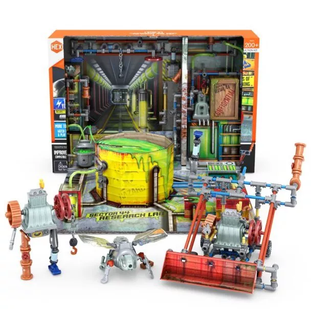 HEXBUG JUNKBOTS Small Factory Habitat Sector 44 Research Lab Surprise Toy HEXBUG JUNKBOTS Small Factory Habitat Sector 44 Research Lab Surprise Toy