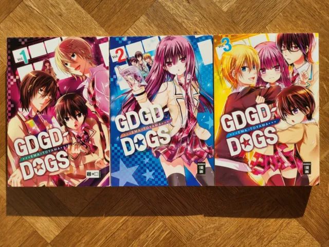 GDGD Dogs - Band 1 bis 3 - Ema Toyama - Egmont Manga - gebraucht