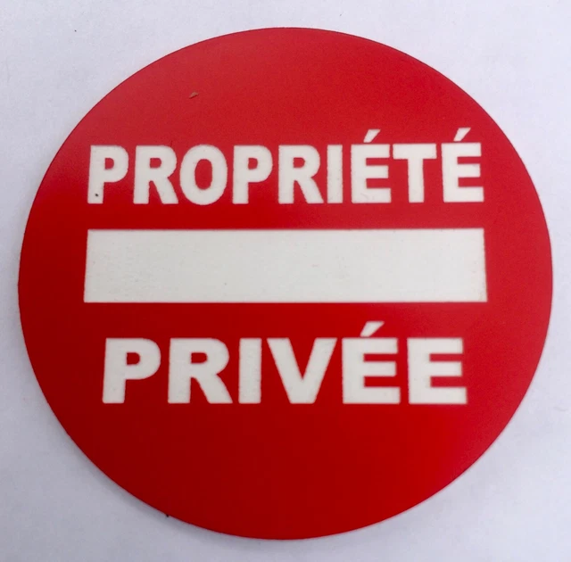 Schild 'Zutritt Verboten – Privatgrundstück' – 200 Mm, Wahlweise Aus PVC 1,5 Mm Oder Alu-Dibond 3 Mm