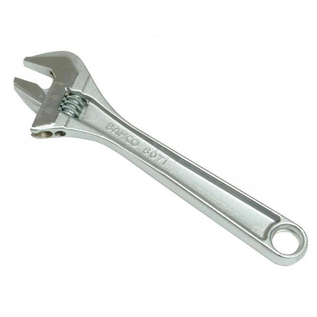 Bahco 8075 18" Adjustable Wrench – 455mm Length, 53mm Jaw Capacity, Chrome Vanadium