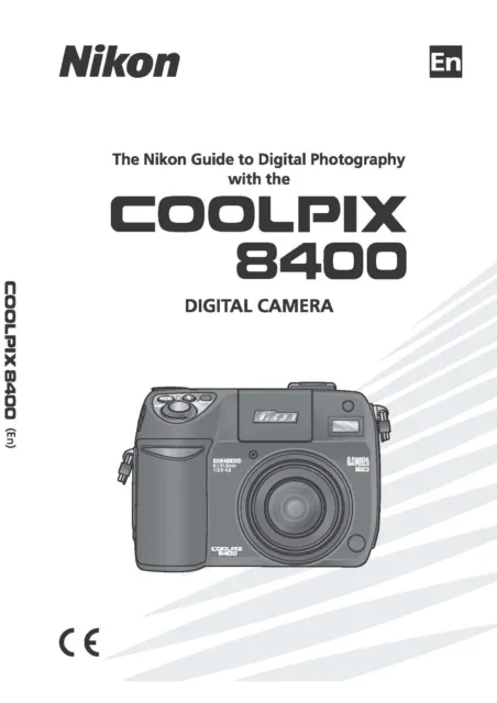 Manual De Instrucciones Impresas Nikon Coolpix 8400 Manual De Instrucciones Manual De Usuario 170 Páginas