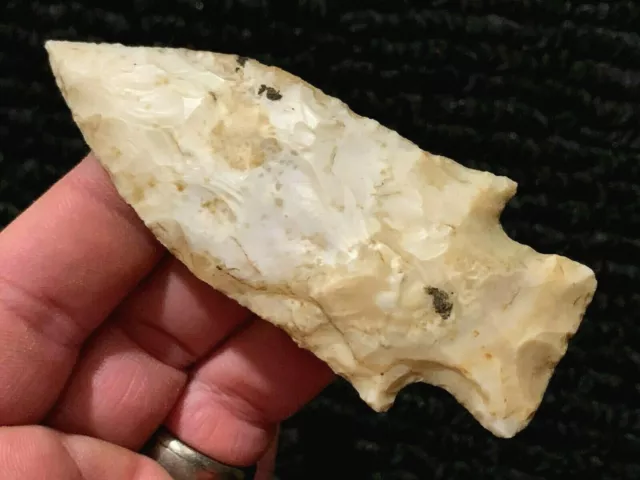 Exceptional Etley Point Saline, Missouri Authentic Arrowhead Indian Artifact B39 2