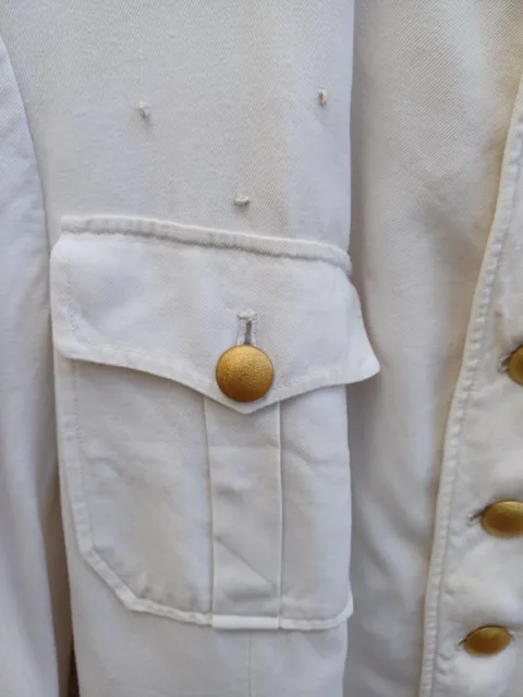 veste d'été pour off Allemand ww2  précoce avec col droit  en très bon état 2