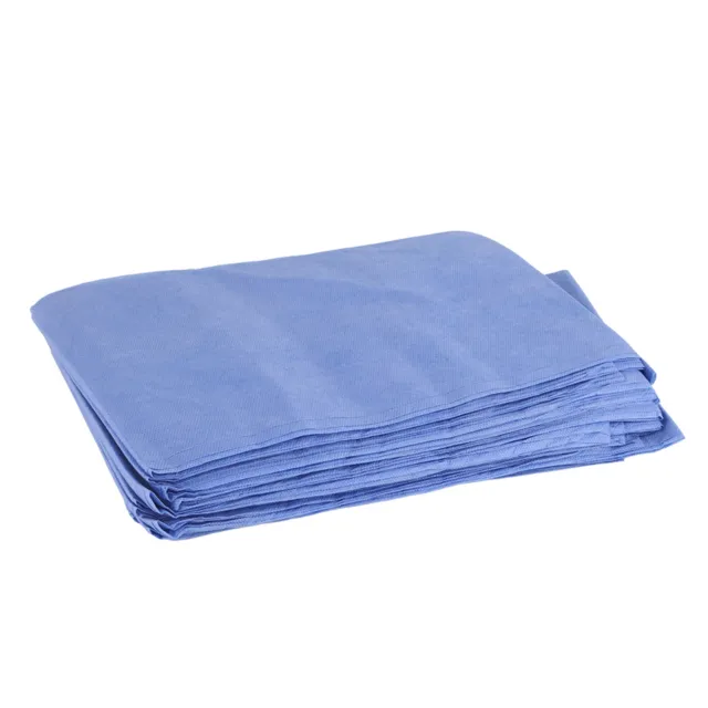10 Pcs 180*80cm NOn Woven Disposable Waterproof Bed Sheet Massage Cover Blue SD3