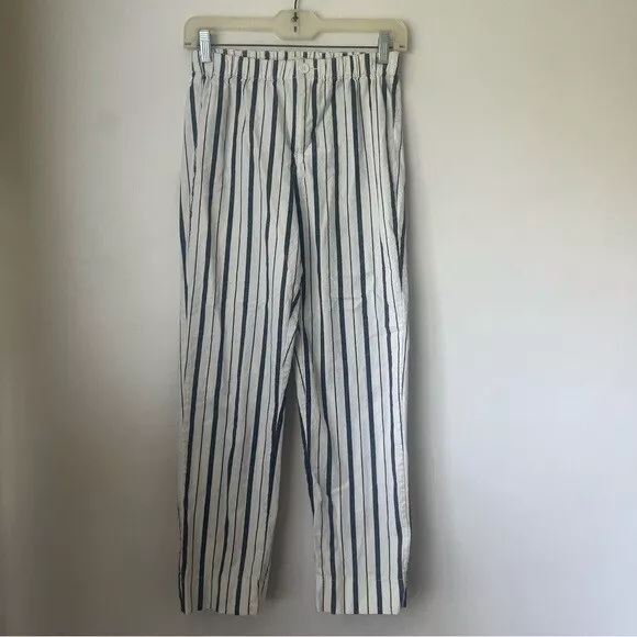 BRANDY MELVILLE TILDEN Pants O/S Lightweight Skinny Blue White Striped B90  $20.79 - PicClick