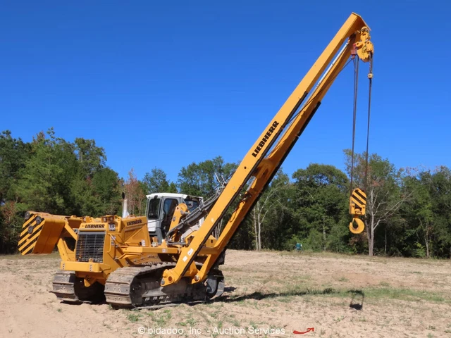 2020 Liebherr RL 56 Pipe Layer Crawler Derailment Side Boom Winch Cab AC bidadoo