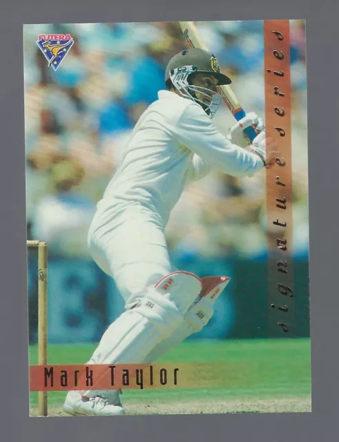 Futera  Cricket 1994 - Mark Taylor - Australia - Signature Series Promo Card