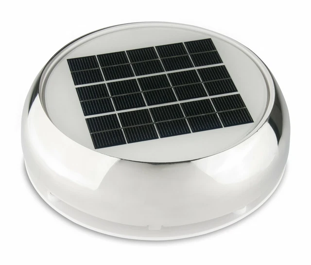 Marinco Stainless Steel 4" Day/Night Solar Vent