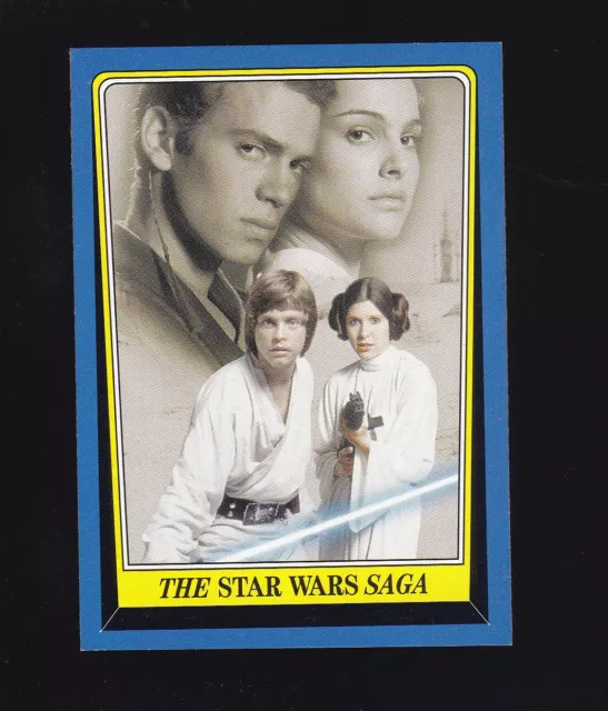 2004 Topps Heritage Star Wars #120 The Star Wars Saga Checklist