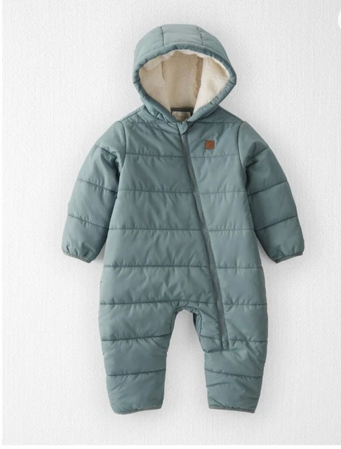 Carters little planet Baby Recycled Puffer One-Piece NWT