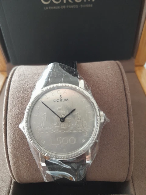 Cinquecento Lire Argento Orologio Con Quadrante 500 Lire Monete