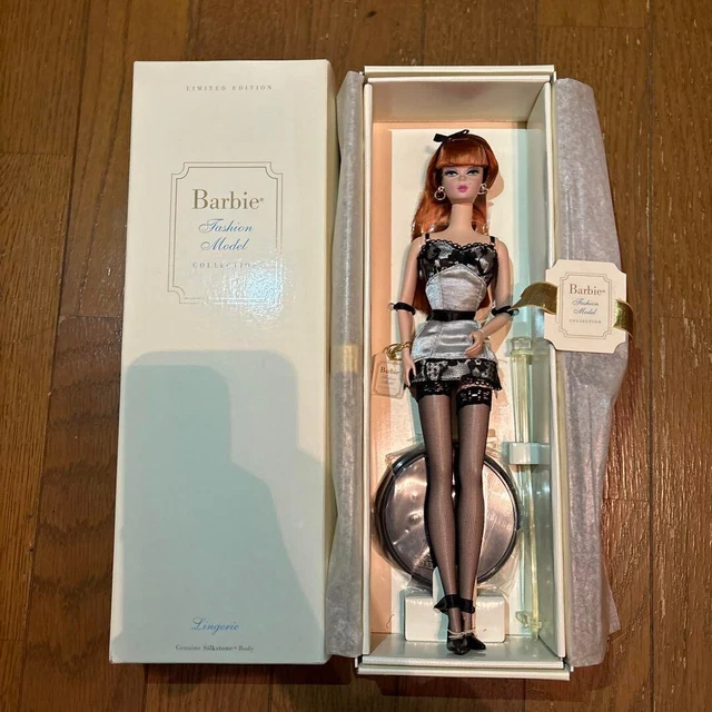 Silkstone FMC Barbie Doll Lingerie 6 Redhead Gold Label 2002 Mattel RARE NRFB