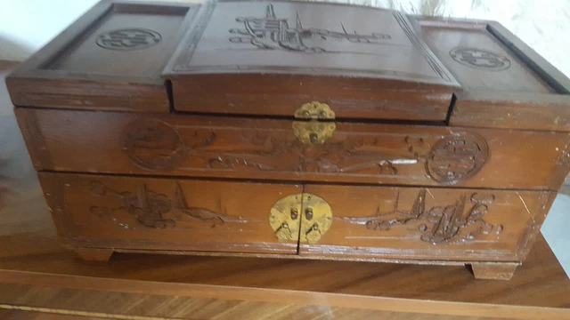 Schmuckkastchen Mit Spieluhr Holz