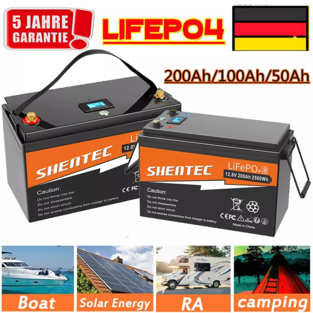 Acconic A200 LiFePO4 12V Lithium Versorgungsbatterie 200Ah