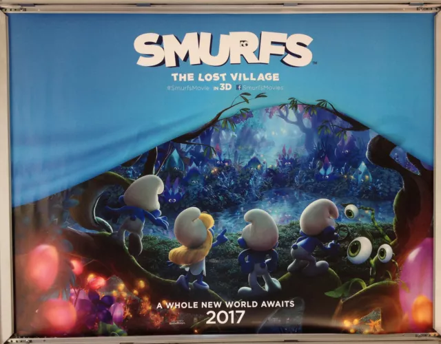 Cinema Poster: SMURFS THE LOST VILLAGE 2017 (Advance Quad) Michelle Rodriguez