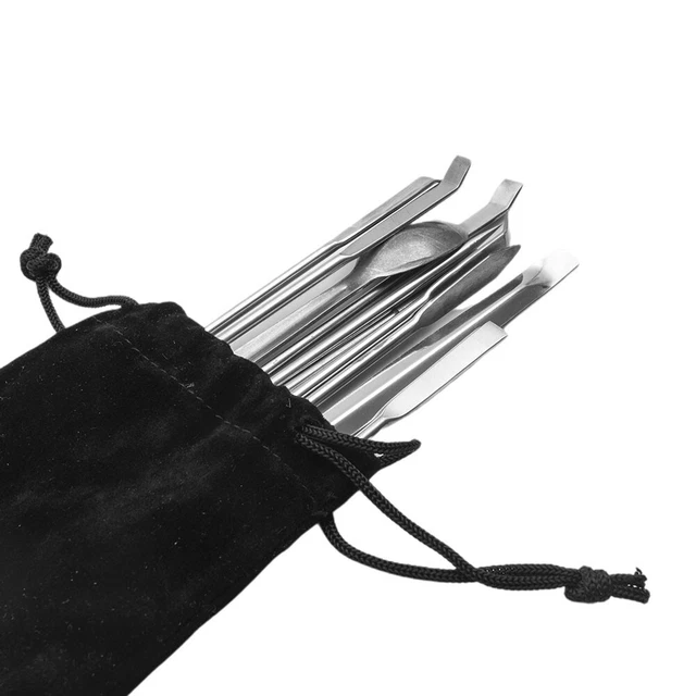Stainless Steel Lab Mixing Spatula Set Time saving Convenient for Daily Use