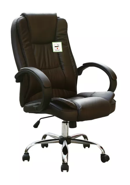 High Back Executive Swivel Computer Desk Faux Leather Office Chair