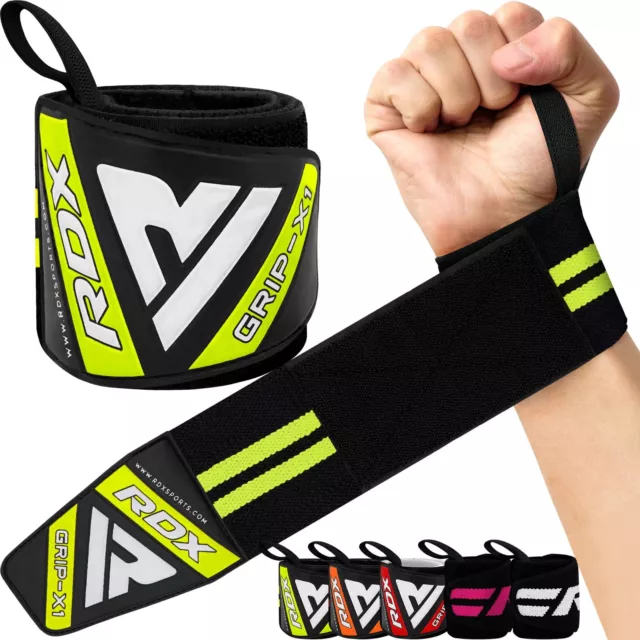 Gym Wrist Straps by RDX, Wrist Support, Weight Training, Lifting, Gym Straps