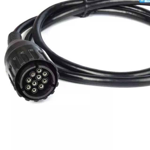 Motorcycle 10 Pin Adaptor OBD2 II Diagnostic Cable For BMW ICOM D Practical MOTO