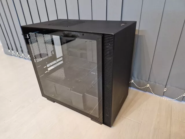 NZXT H210I MINI-ITX Tower PC Case, Black £50.00 - PicClick UK