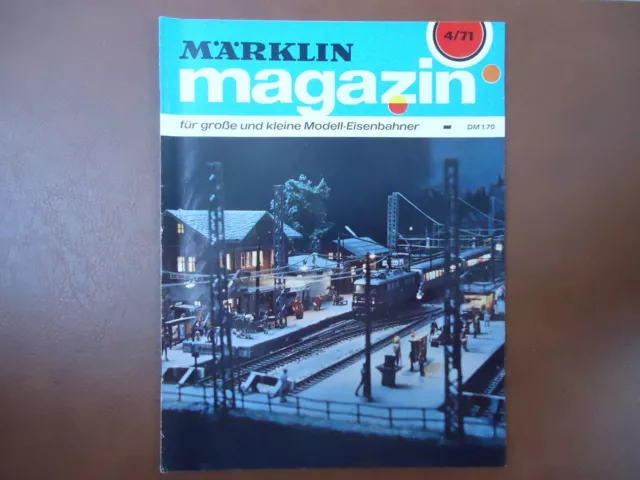 Märklin magazin 4/71 für Modell-Eisenbahner
